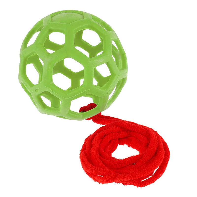 Hanging Horse Treat Ball Hay Feeder Toy Stress Relief Feeding Ball for Horses Goats Sheep Durable Pet Care Accessory